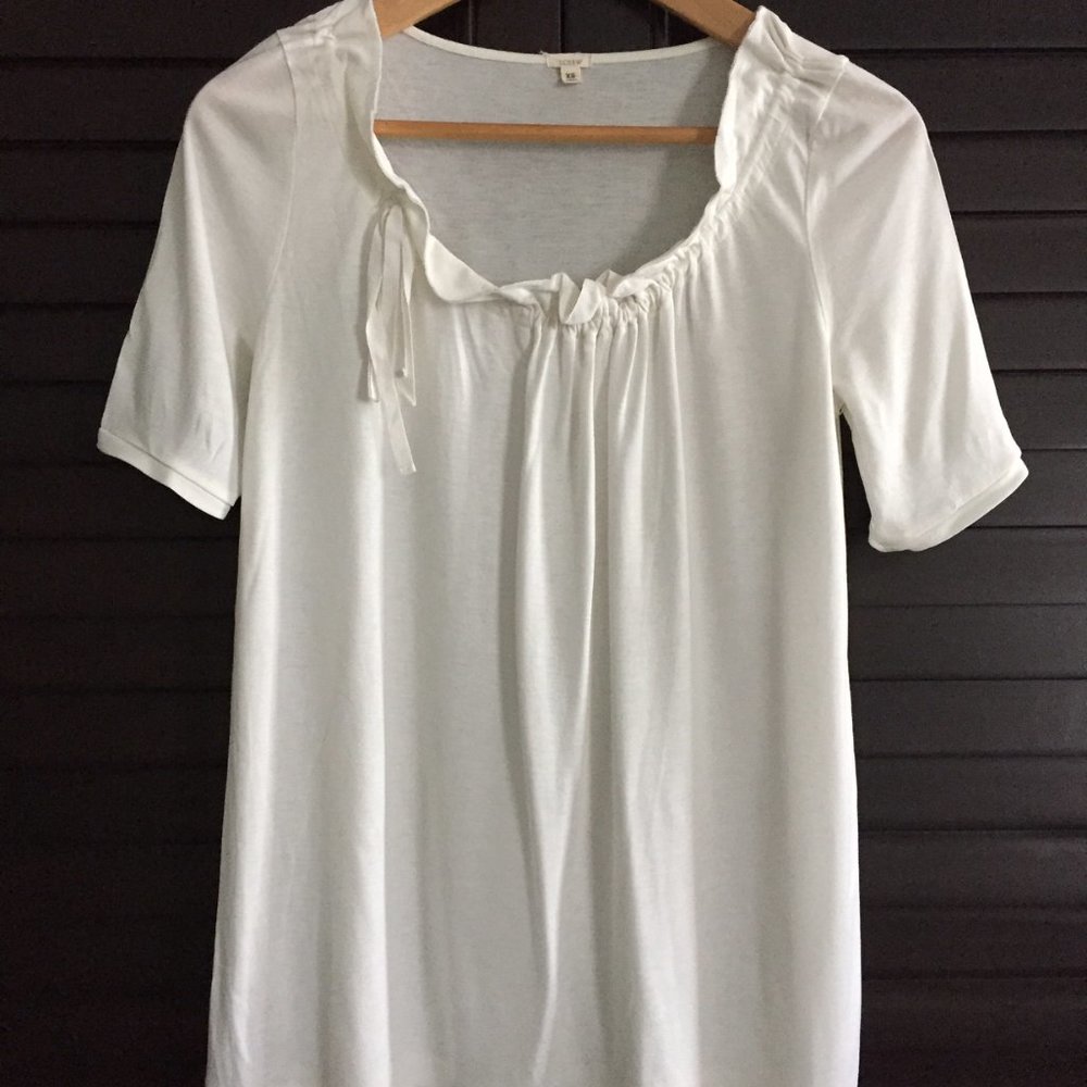 J. Crew Front Bow T-shirt
